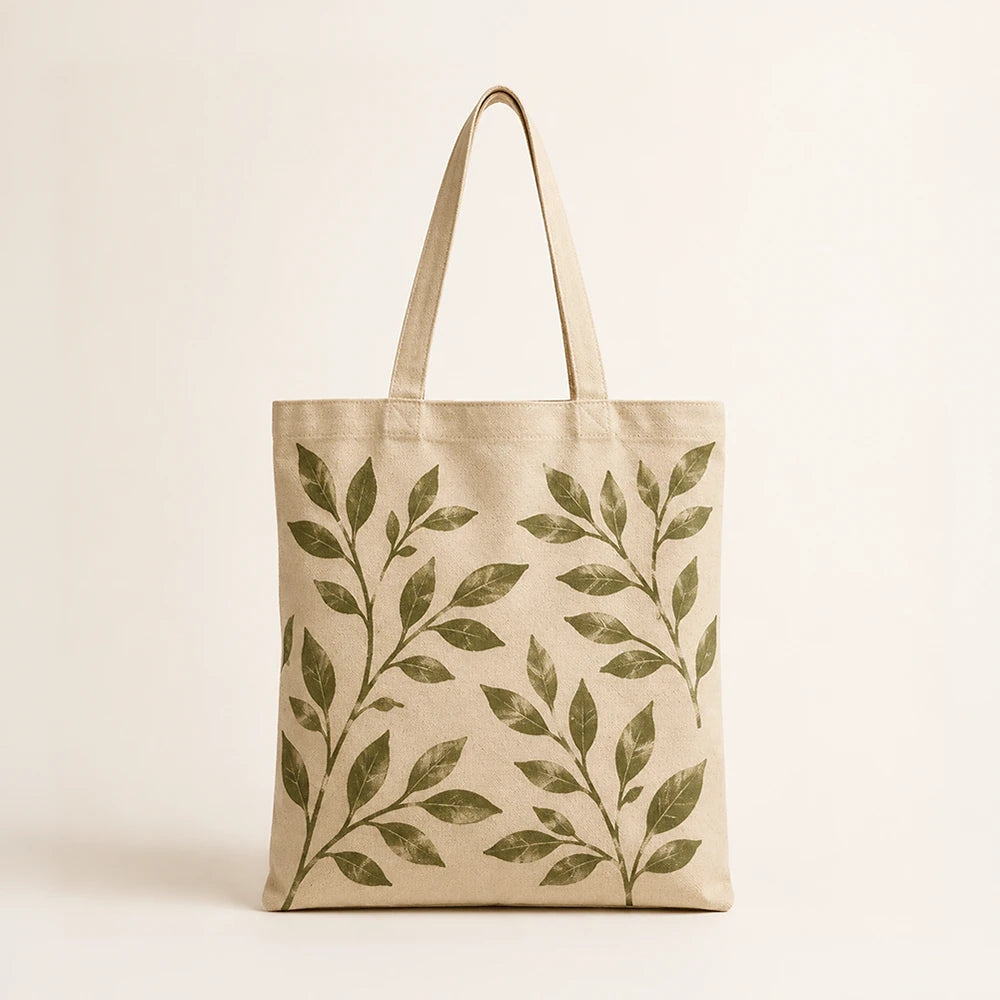 Amara Print Canvas Tote (Handcrafted)