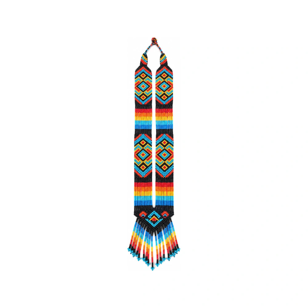 Geometric Beaded Necklace