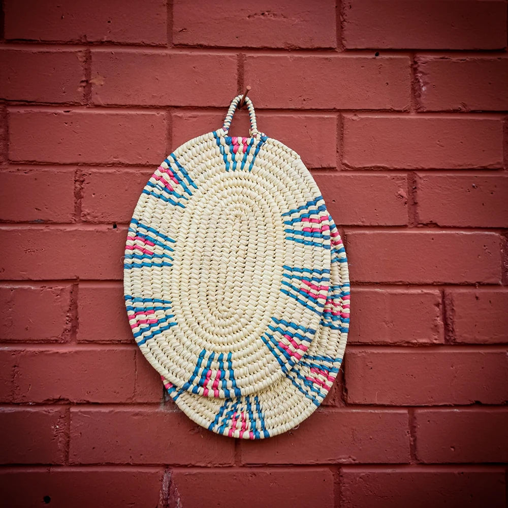 Oval Woven Wall Accent